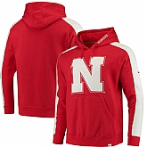 Men's Nebraska Cornhuskers Fanatics Branded Iconic Colorblocked Fleece Pullover Hoodie Scarlet,baseball caps,new era cap wholesale,wholesale hats